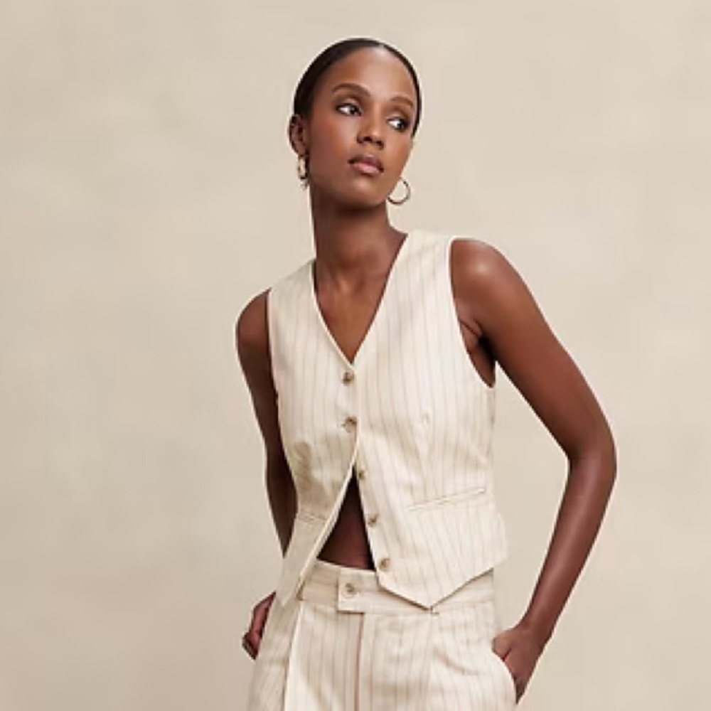 Banana Republic Factory Striped Vest